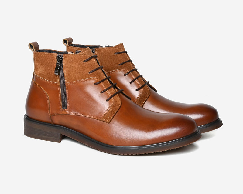 Penley Premium Leather Chukka Boots